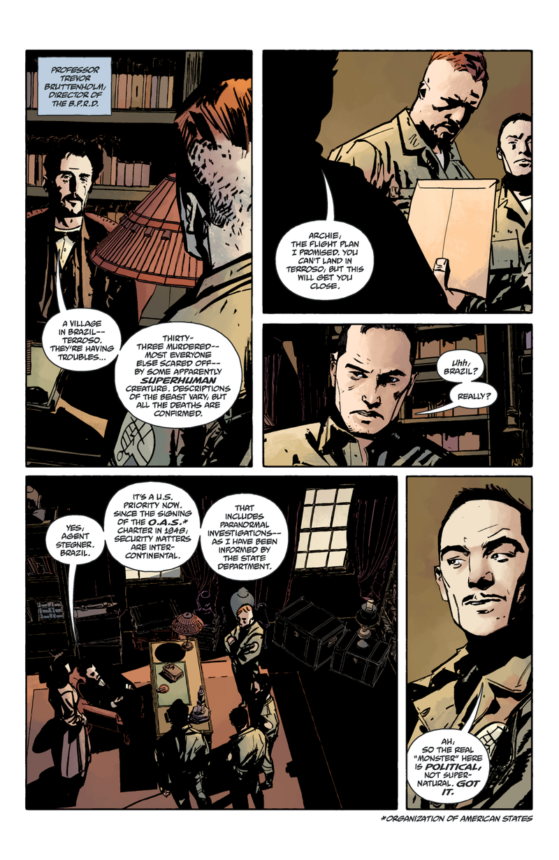 Illustration for article titled Exclusive preview: Hellboy & The B.P.R.D. #1 dives into the Mignolaverse’s past